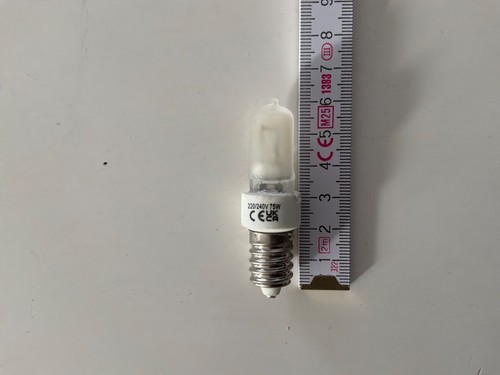 E14 halogen halolux 230v - 230v, mat