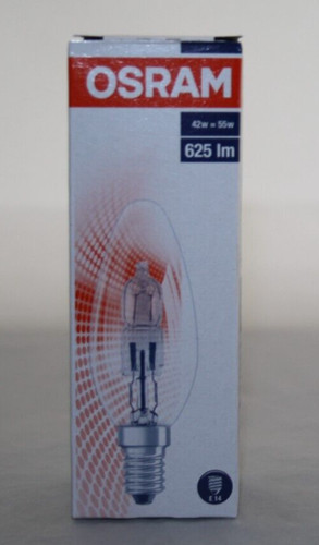 10x osram e14 halogen - halogen, kerze