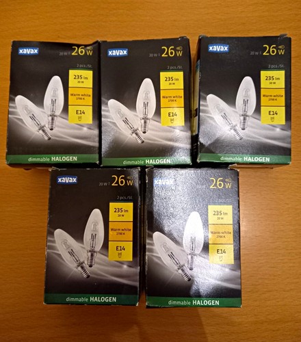Xavax halogen kerzenlampe - xavax, 5x